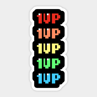 1Up Your Life Sticker